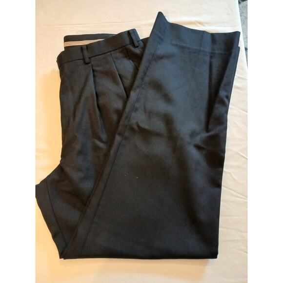 Murphy & Hartelius Men’s Black Dress Pants Size 38/44– Wool Blend – Classic Fit - Picture 1 of 7